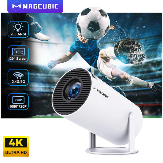 MagBeam Pro – The Ultimate 4K Portable Projector for Home, Outdoor Cinema & Gaming